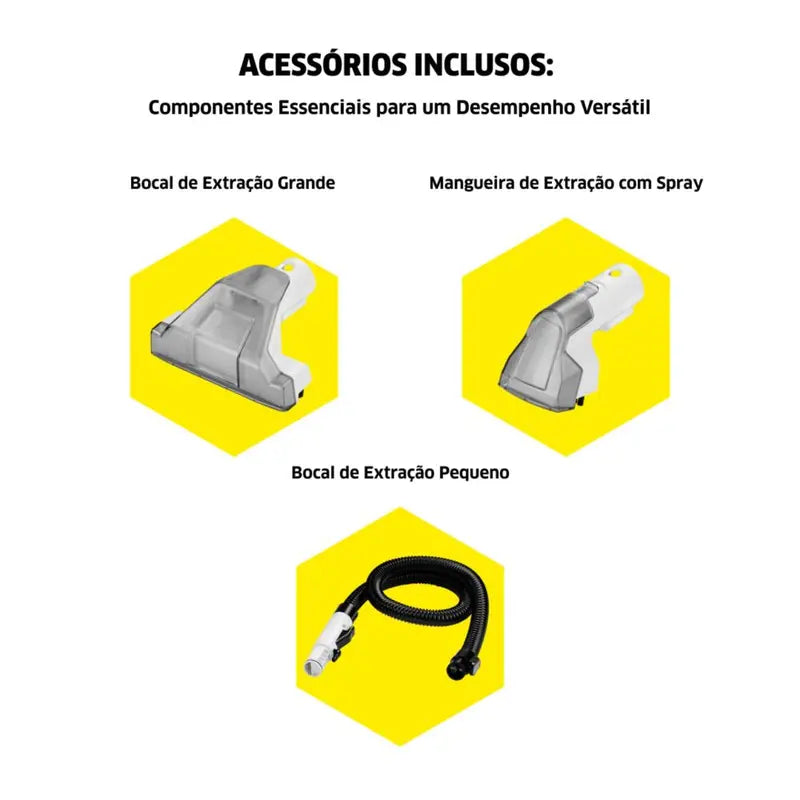 Kit Completo Extratora Kärcher Home Care com Acessórios Inclusos