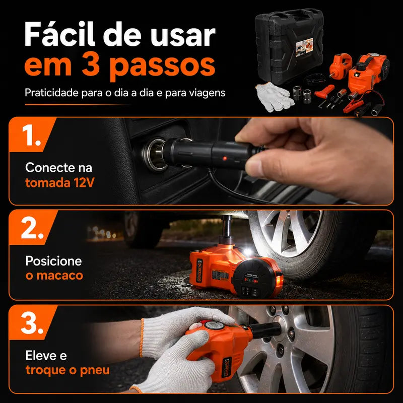 Kit Completo com Acessórios, Luvas, Fusíveis e Cabos Inclusos