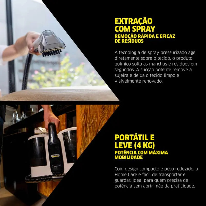 Design Portátil e Leve de 4kg com Alça de Transporte Ergonômica