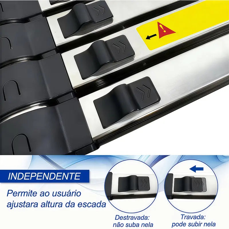 Construção em Alumínio Aeronáutico Leve e Super Resistente