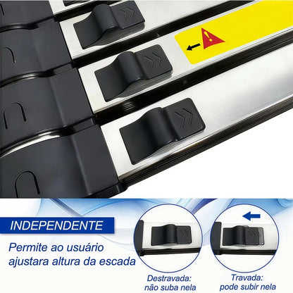 Construção em Alumínio Aeronáutico Leve e Super Resistente