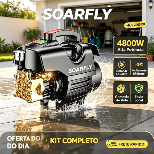 Soarfly Lavadora De Alta Pressão 4800W 245 Bar - Capa