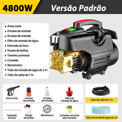 Motor por Indução de Cobre Puro 4800W com Alta Durabilidade