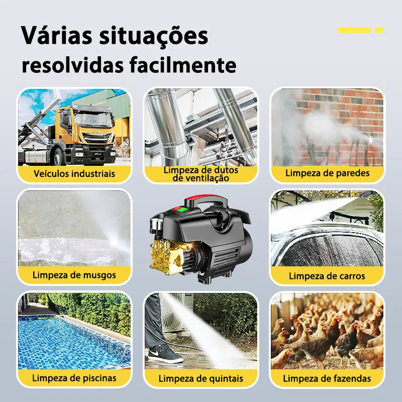 Sistema Autoaspirante com Mangueira Reforçada de 8 Metros
