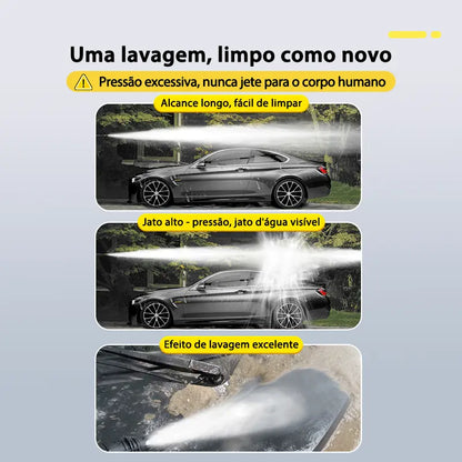 Aplicação Prática em Lavagem Automotiva e Limpeza de Fachadas