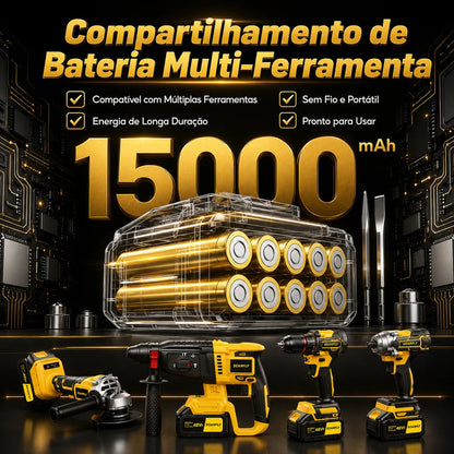 Bateria de Lítio SOARFLY 48Vf 15000 mAh 10 Células de Alta Durabilidade